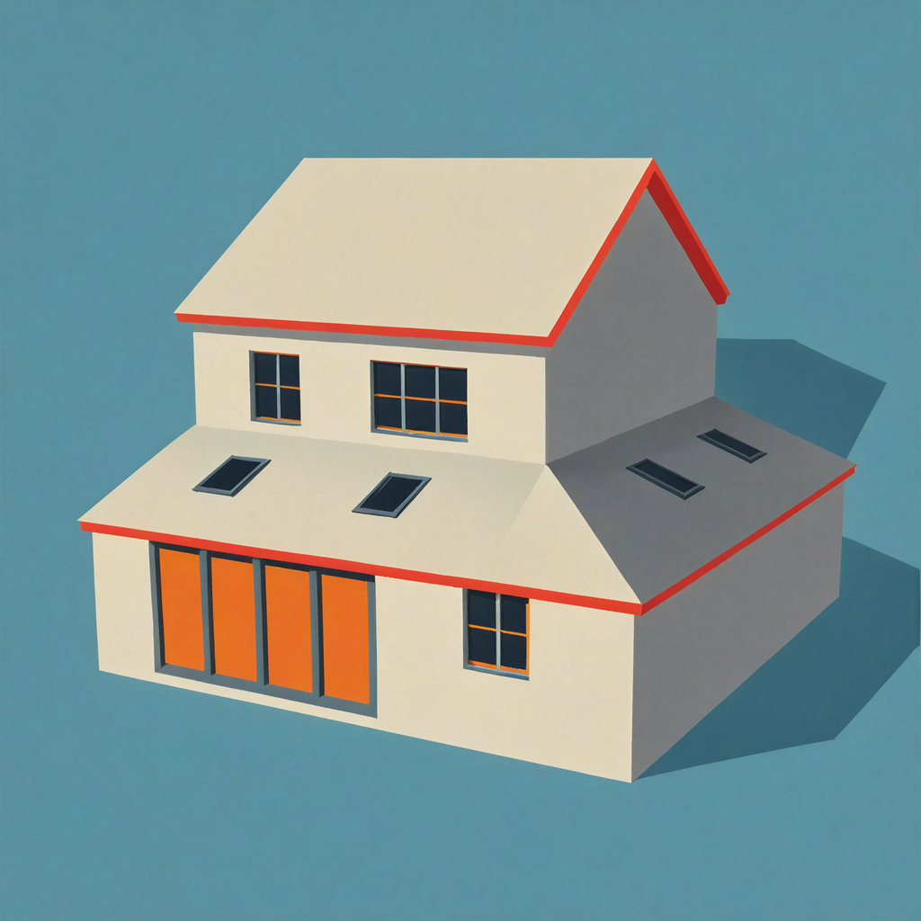 Online Architectural Services -Building Regulation Drawings for Single Storey Wraparound Extension 