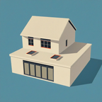 Online Architectural Services -Building Regulation Drawings for Single Storey Wrap Around Extension 